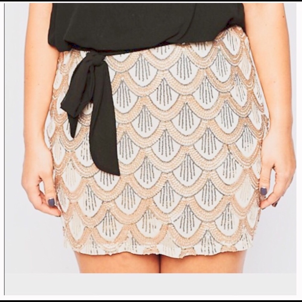 One Piece Sequined Dress
